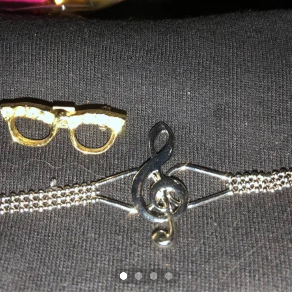 Music note ring and bracelet
